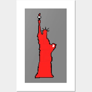 4rpixs Liberty_USA_Red Posters and Art